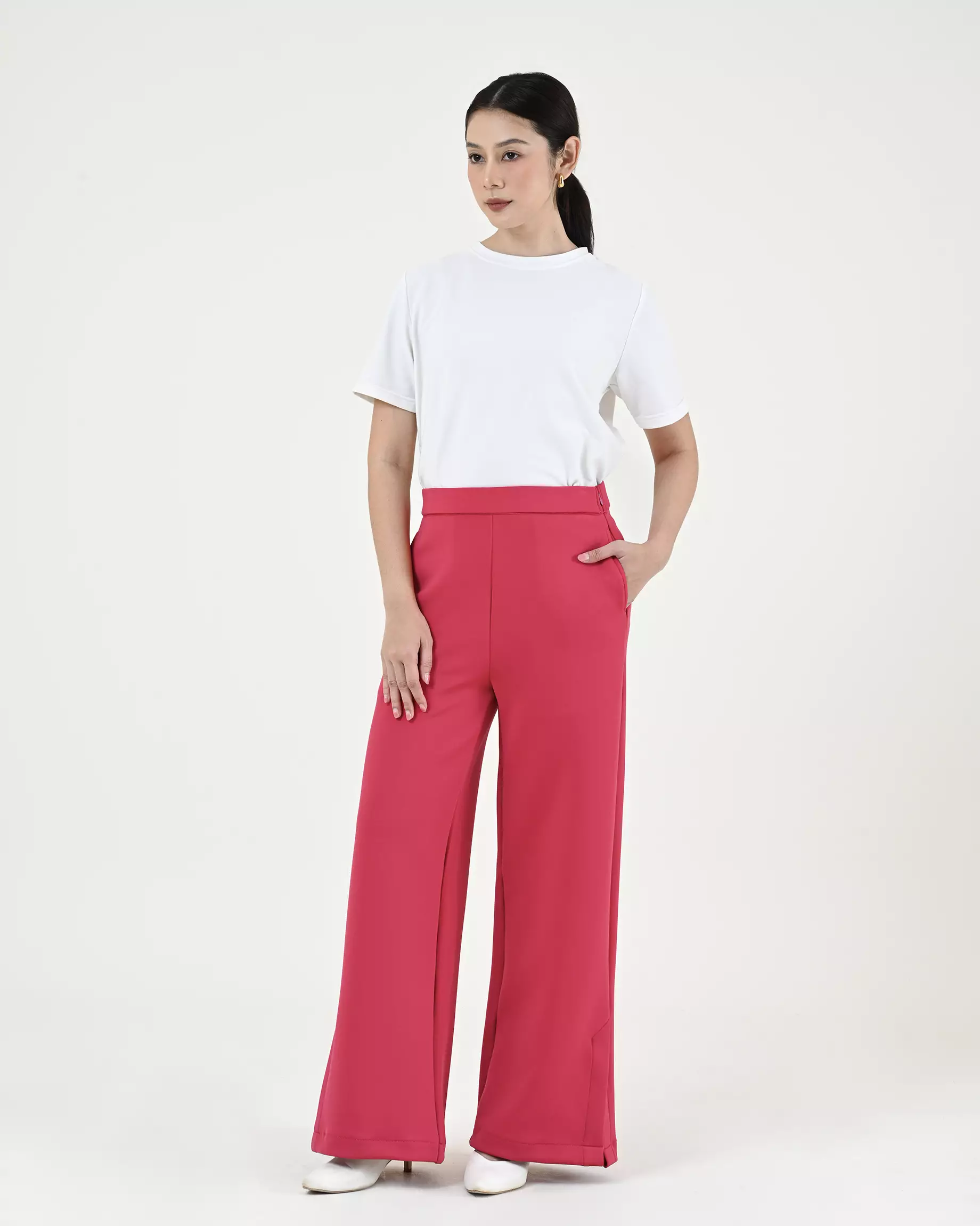 Geulis.id MACHI PANTS - Fuchsia