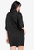 FEMINISM black Silk Dress 2A922AADB184E4GS_2