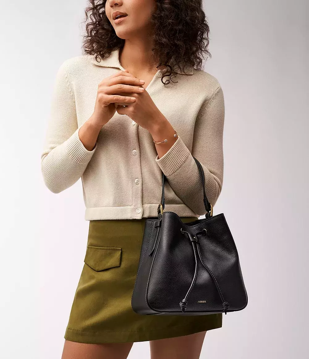 Fossil Tessa Bucket Black Tas Wanita SHB3172-001