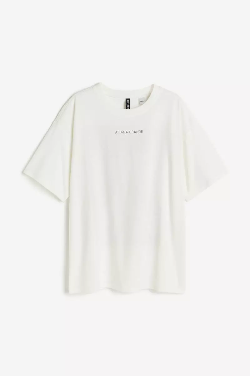 Boxy-style printed T-shirt