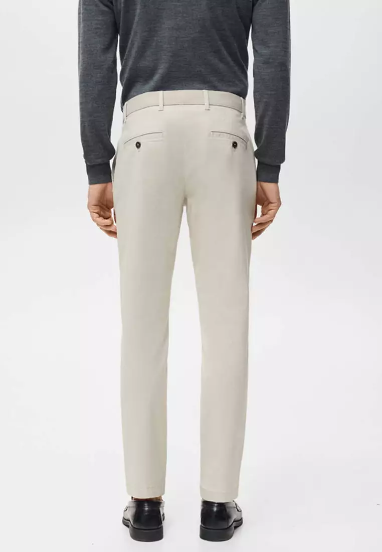 Prato Cropped Tapered Chino Trousers