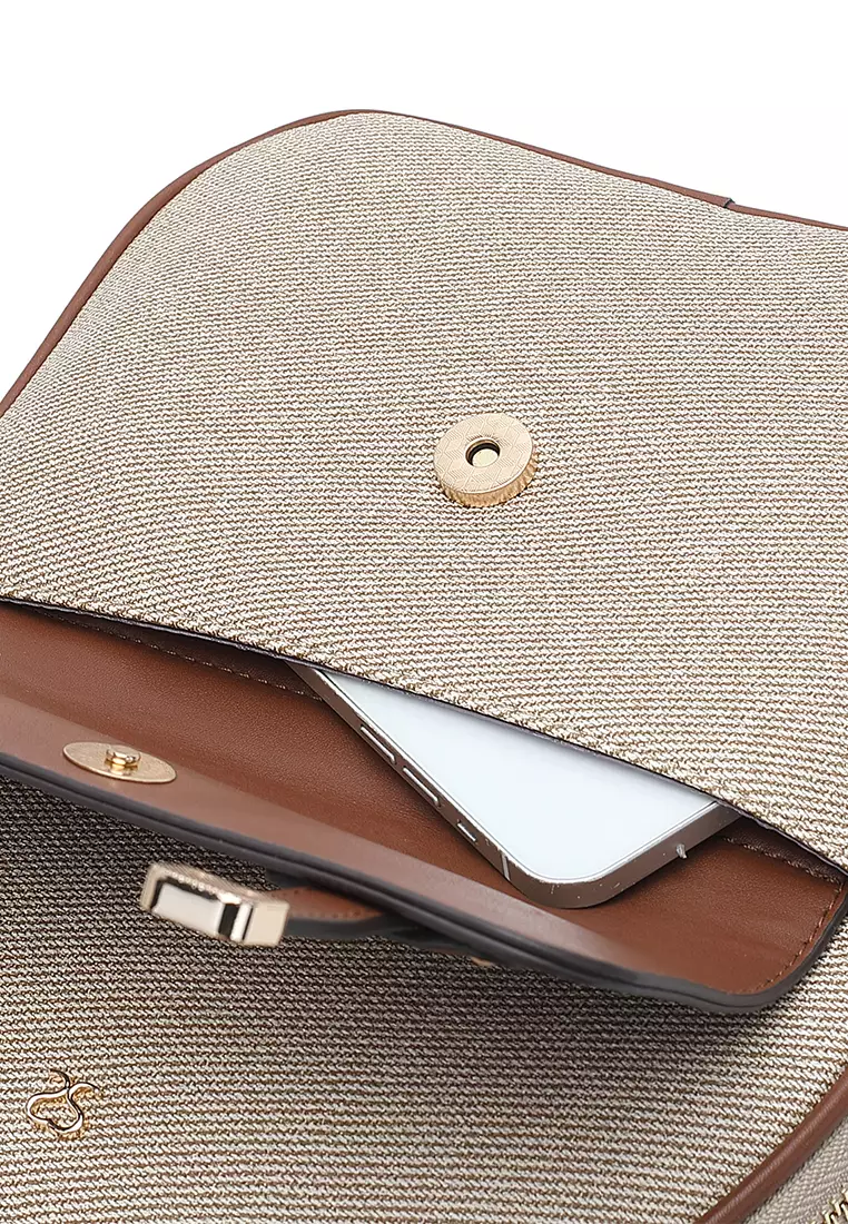 Women's Backpack (Tas Ransel Wanita & Tas Punggung Wanita) - Krem