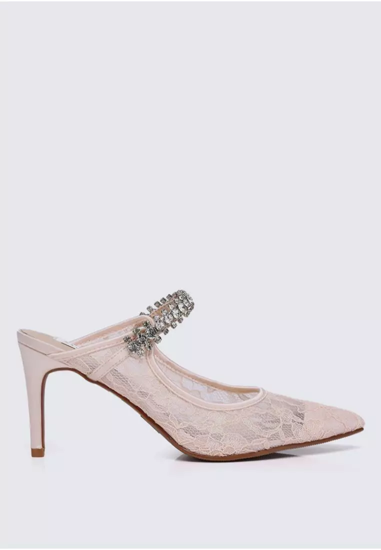 Discount on My Ballerine  shoes - SKU: Belle Comfy Mules In Blush