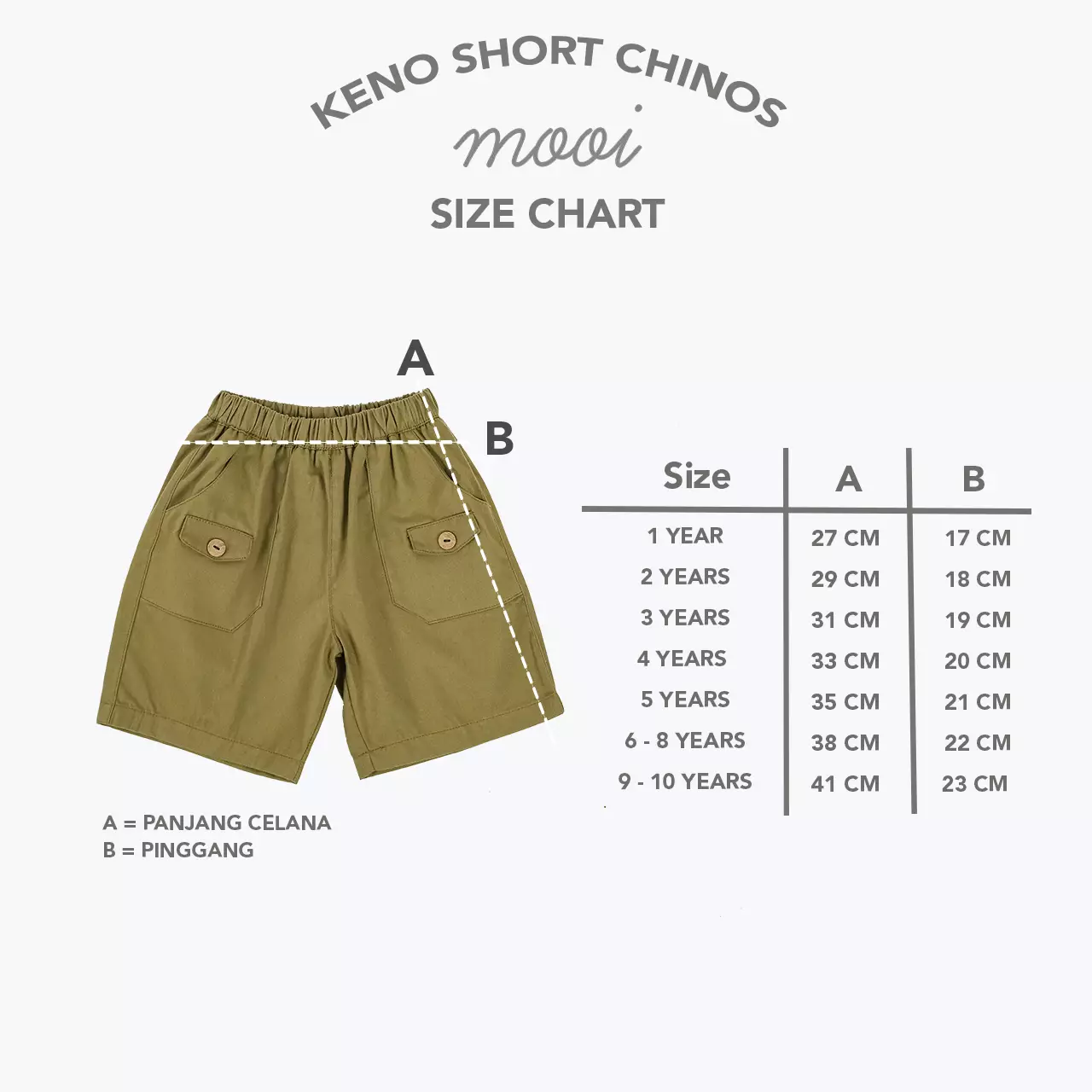 Mooi Celana Pendek Keno Short Chinos - Black