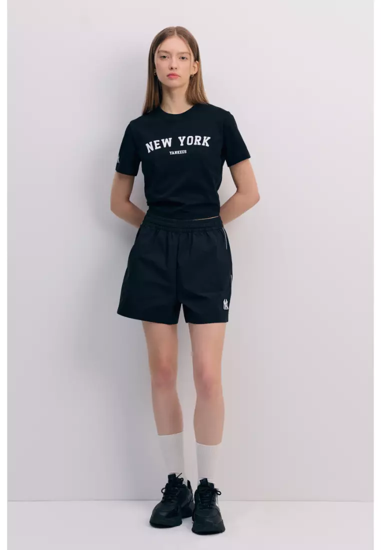 WOMEN'S CLASSIC SPORTS SEMI CROP T-SHIRTS NEW YORK YANKEES