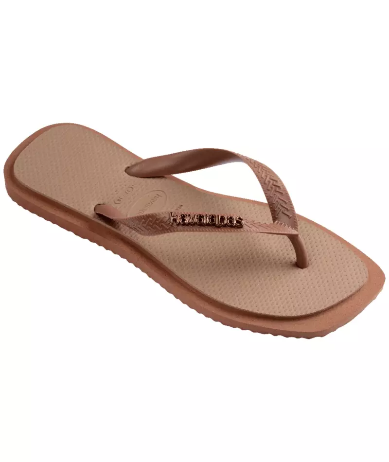 Havaianas 4258 Top Square Fusion - Rose Gold - Sandal Wanita