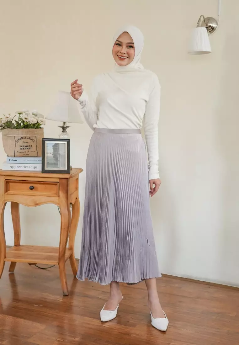 Emily Skirt - Taupe Midi
