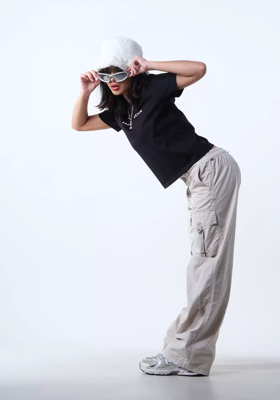 Kaos Wanita Fitted Lifa Black