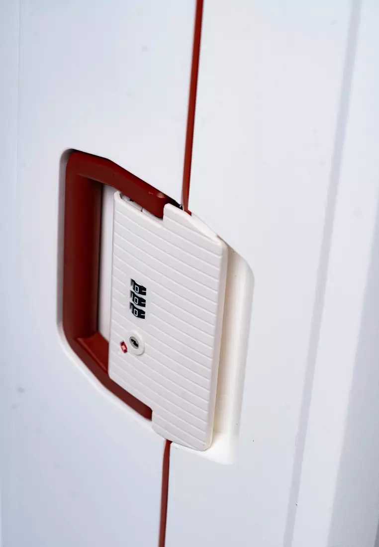 Gamma 24" Medium Hard Case Zipperless Luggage White