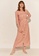 LC WAIKIKI pink Waistband Shirt Dress Made Of Textured Fabric CC25EAA430A55CGS_1