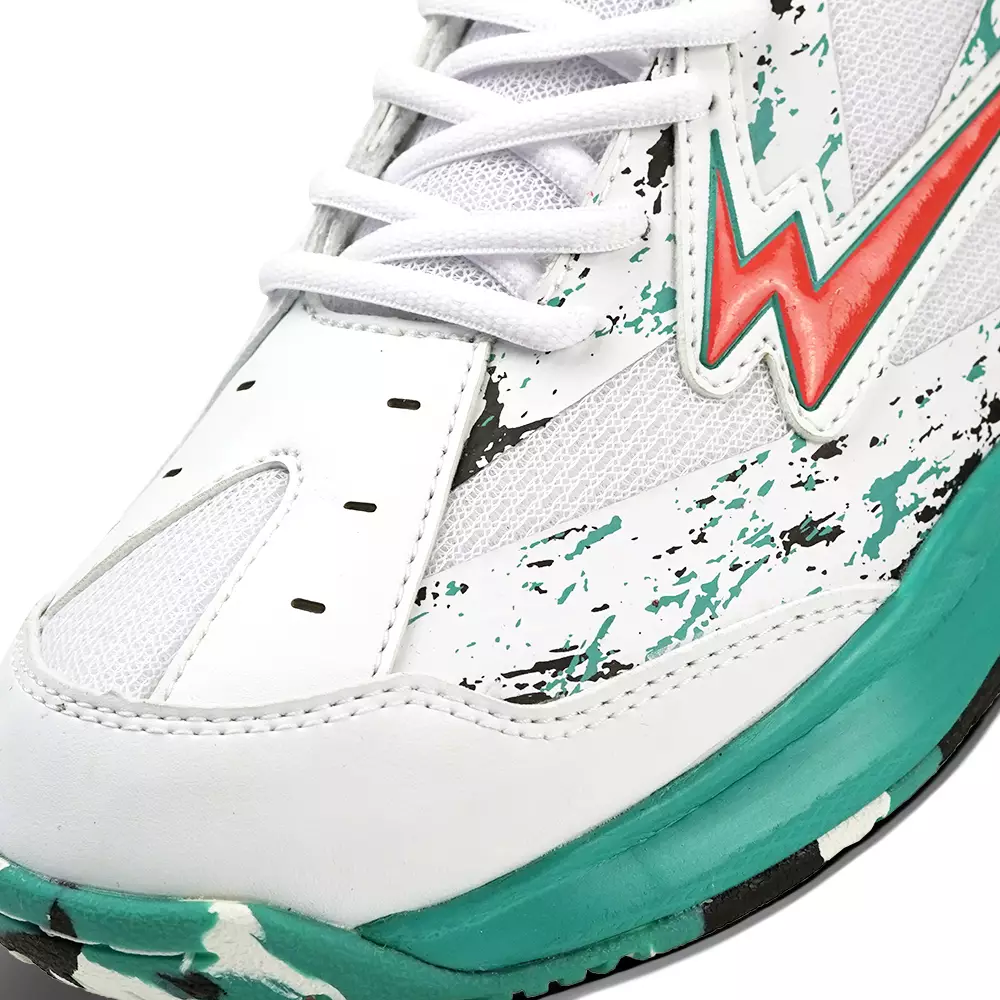 Eagle Sepatu Badminton Shard - PUTIH/MULTIWARNA