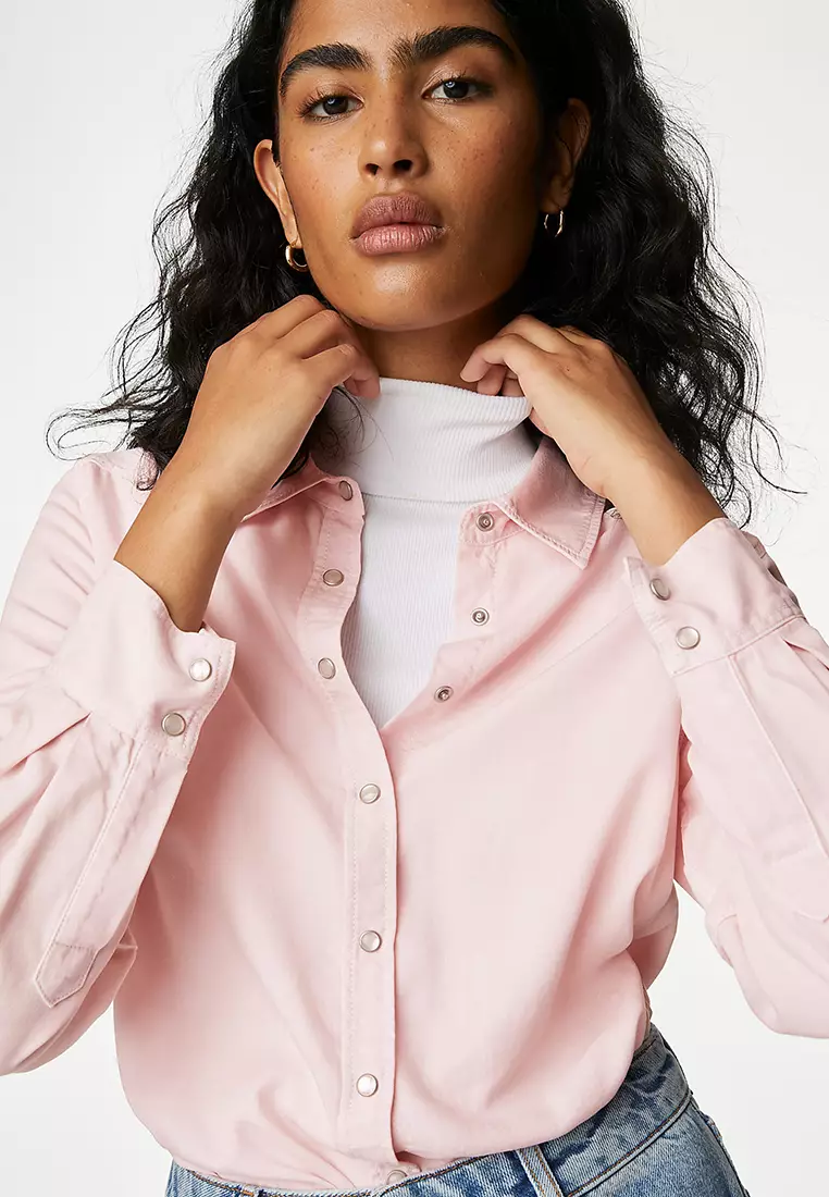 Pure Lyocell™ Collared Shirt