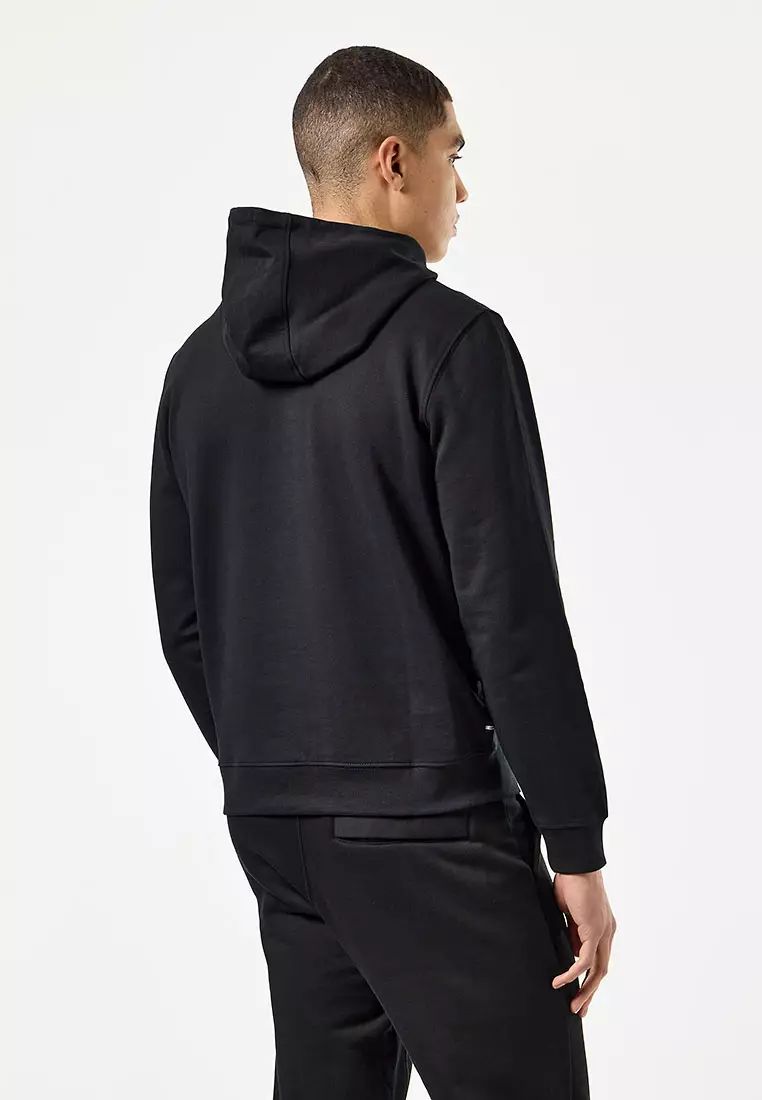 MENS BLACK HM SERVICE CLASSIC HOODIE