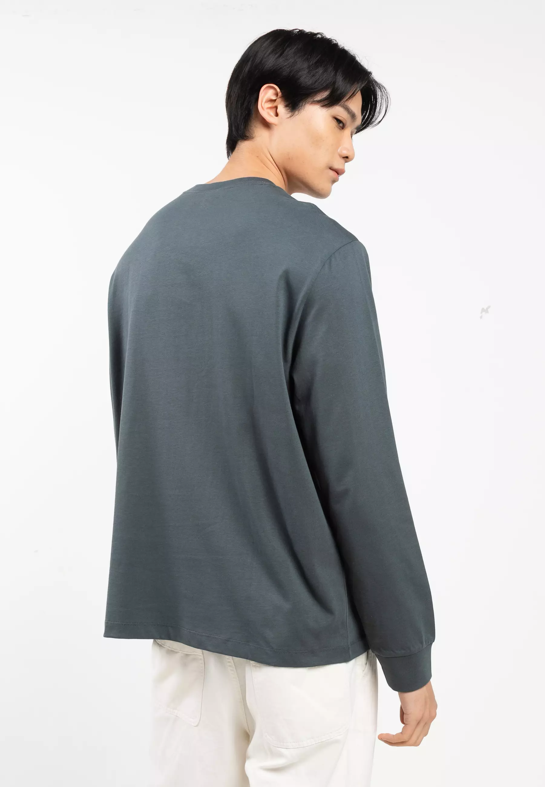 Long Sleeve 16s Jersey Tri-color Monologo Tee - Calvin Klein Jeans