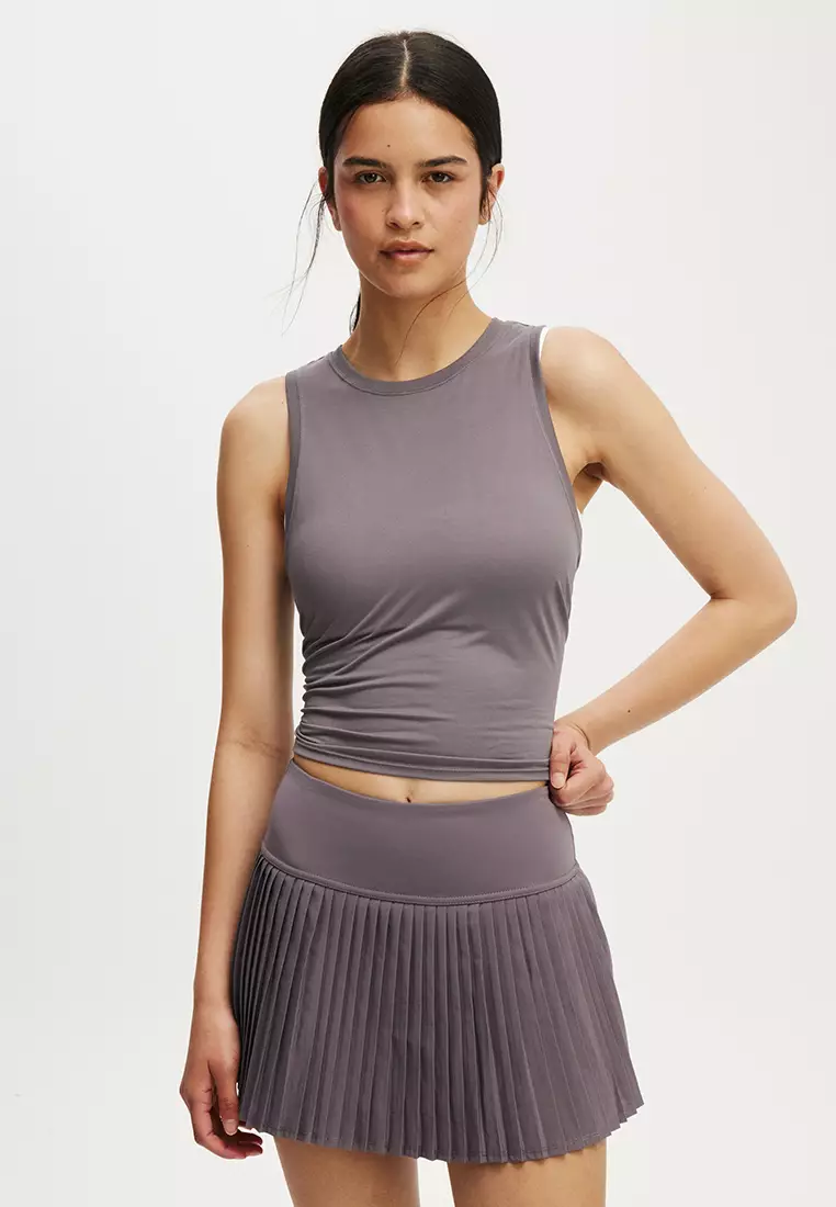 Active Open Back Muscle Tank Top