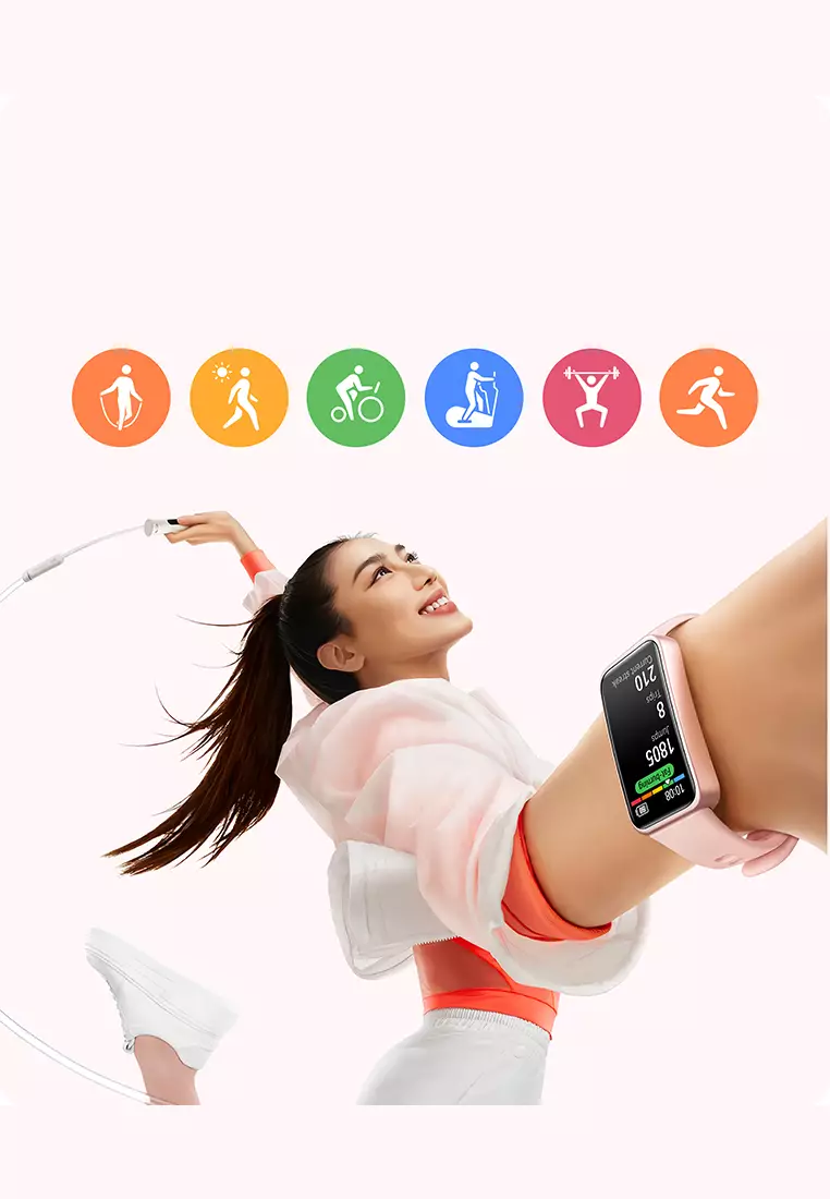 HUAWEI Band 9 Smartband | Comfort Wear | Sleep Health | 14 days Battery - Charm Pink
