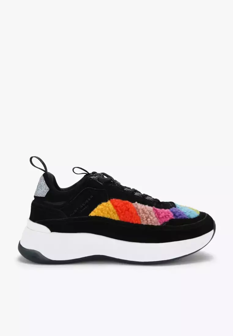 Discount on Kurt Geiger  shoes - SKU: Kensington Sneaker Black Combo