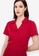 ZALORA WORK red Diagonal Placket Blouse D1C9DAAEB149FBGS_3