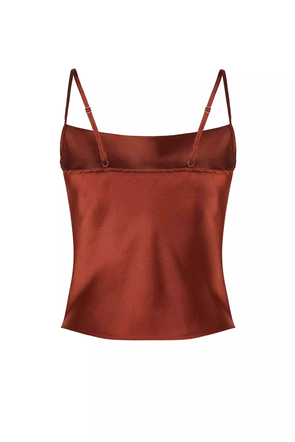 Tile Strap Lace Collar Satin Woven Blouse TWOSS19BB0161