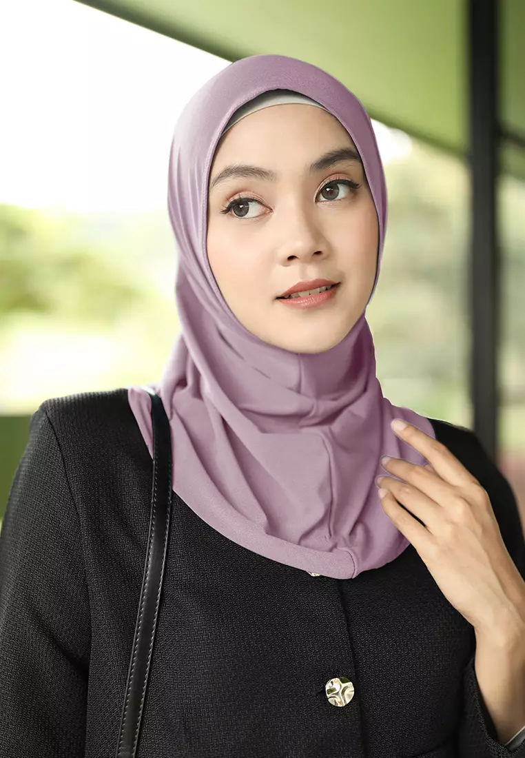 Zelena - Serena Bergo Instan | Hijab Instan - Misty Purple