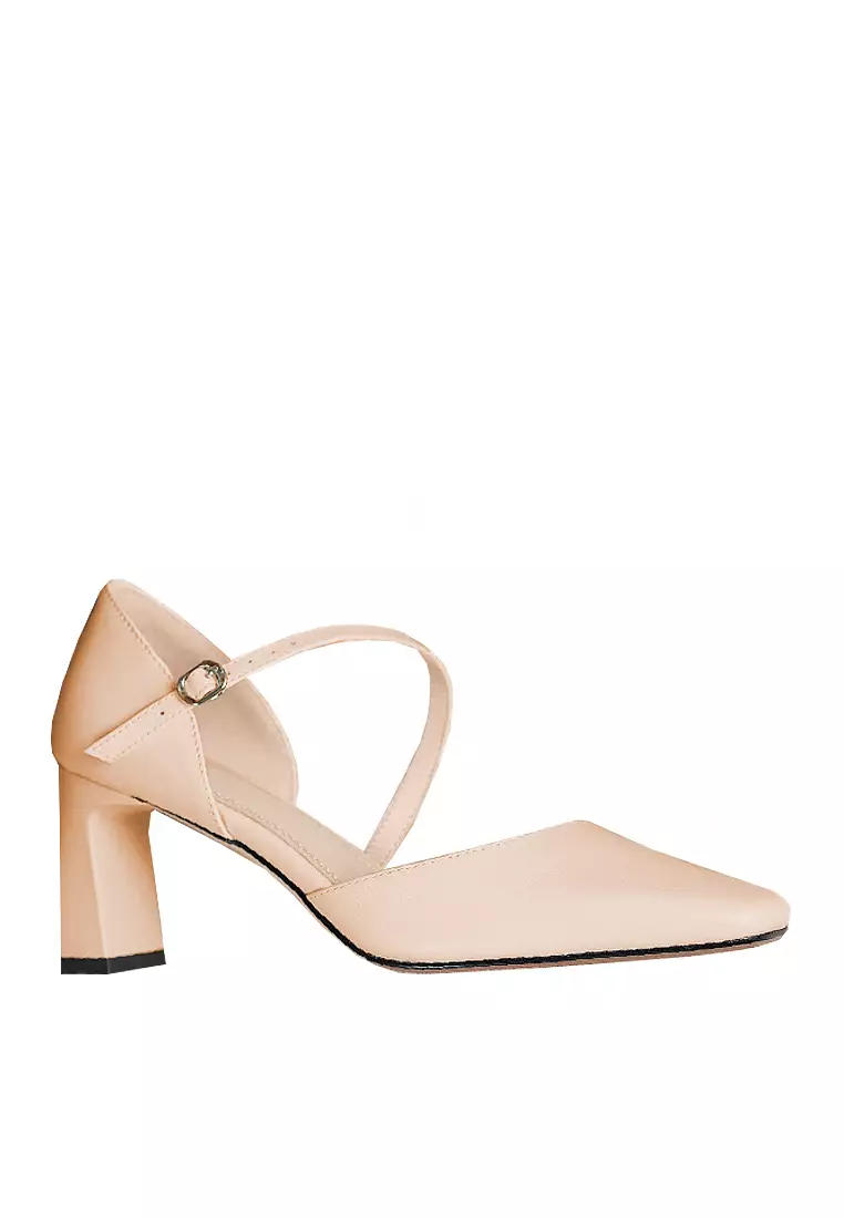 Discount on Twenty Eight Shoes  shoes - SKU: VANSA Simple Top Layer Cowhide High Heel Sandals VSW-H03041277
