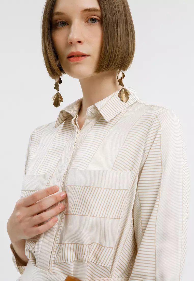 Minimal Meena Dress Warm Sand