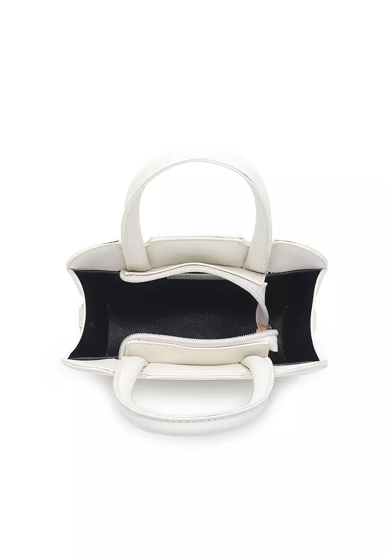 Women's Top Handle Bag / Sling Bag / Crossbody Bag (手拿袋 / 斜孭袋) - 白色