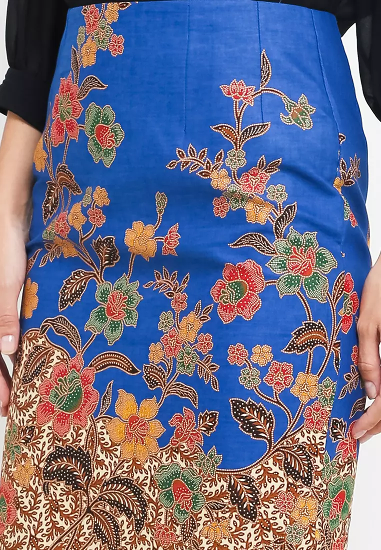 Skirt Pencil High Waist+Tricot Waffel