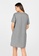 BADOMODA grey Nox V-Neck Dress With Pockets 684B4AA09361E8GS_3