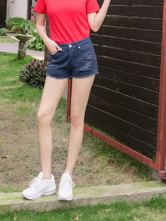 Slim short pants clearance