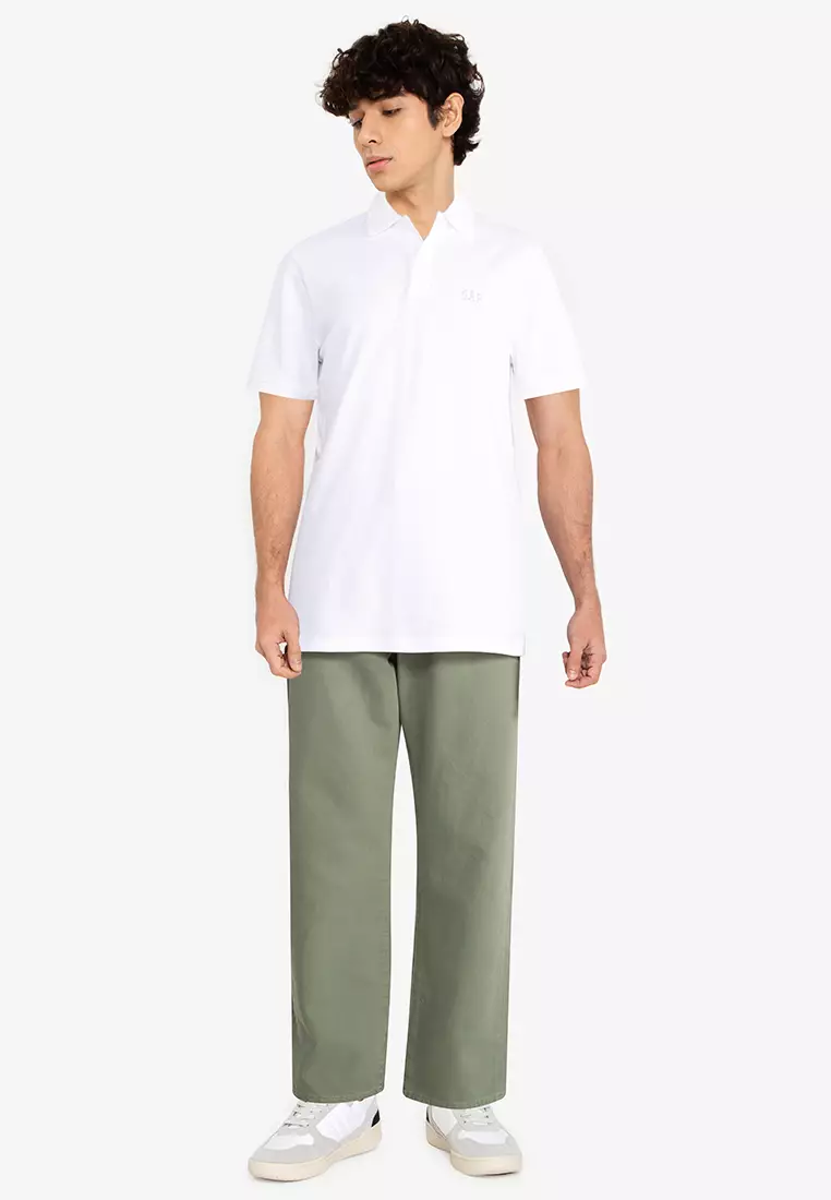 Logo Pique Polo Shirt