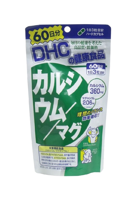 DHC DHC 鈣/鎂補充膠囊 60日分 180粒 (4511413405222) 平行進口