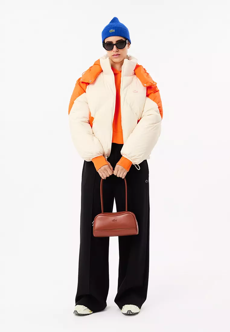 Colourblock Hooded Down Jacket