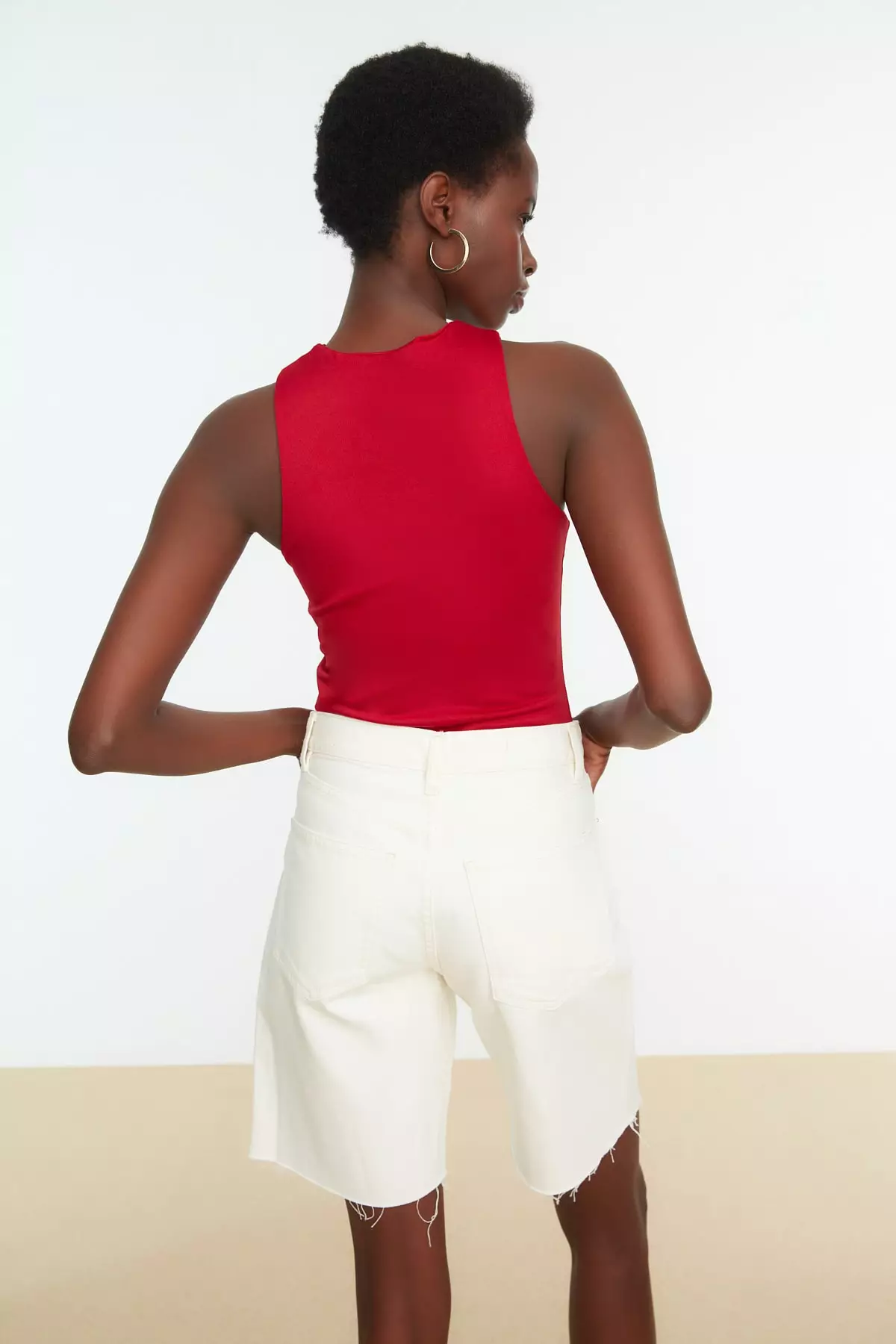 Sleeveless Bodysuit with Snaps