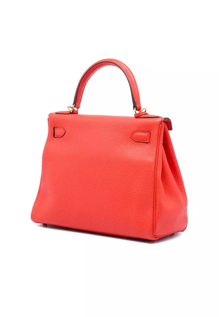 Pre-Loved Hermès Clemence Kelly Ii Retourne 28