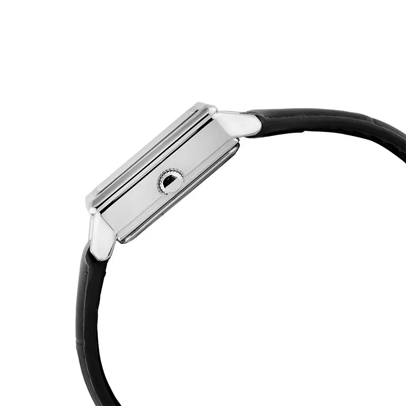 Jam Tangan Pria Christophe Arden CA 2003 MD LSSBA Men Black Dial Black Leather Strap
