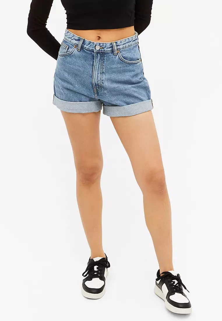 Womens high sales waist denim shorts