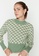 Trendyol green High Neck Jacquard Sweater 438F5AA0017F7CGS_5