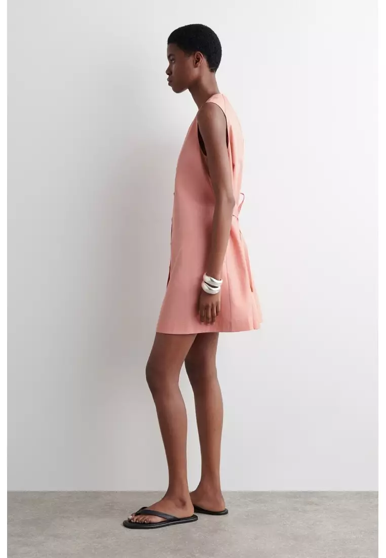 Buy COS BUTTONED PIMA COTTON MINI DRESS 2025 Online ZALORA