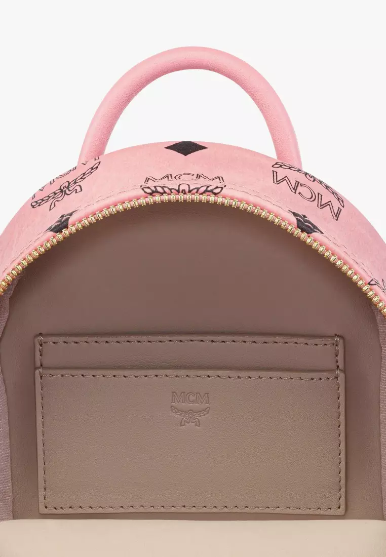 Stark Bebe Boo Side Studs Backpack in Visetos