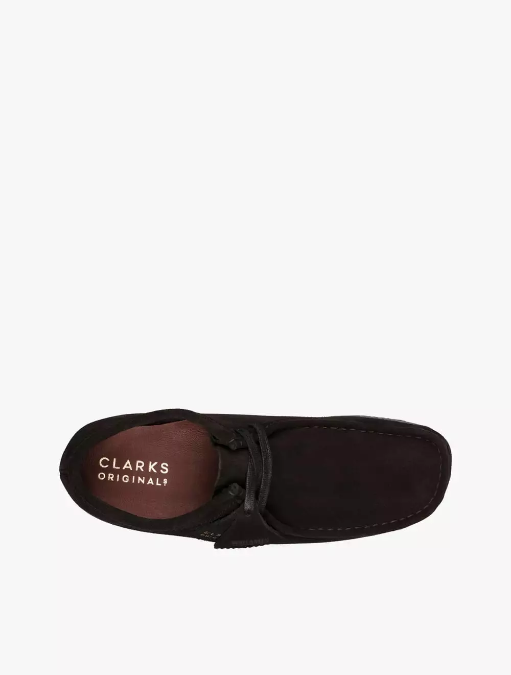 Clarks Wallabee Men's Sneakers- Black Sde - Black