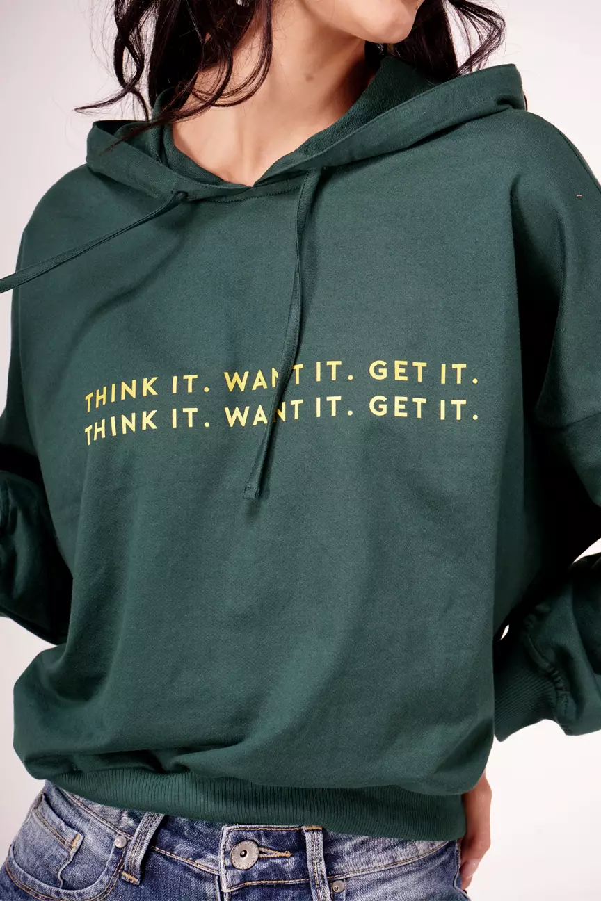 Sweater Wanita Mafis Dark Green