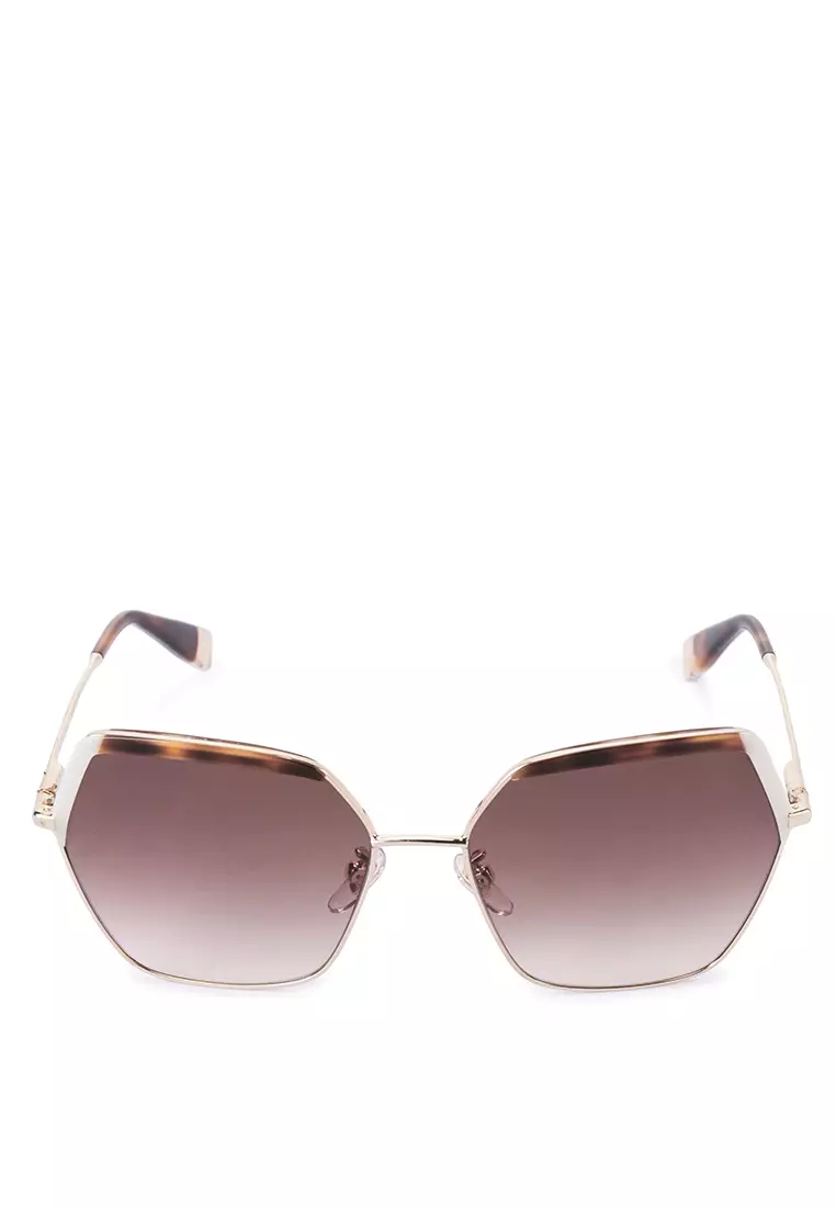 Polygonal Shape Frame - Dark Havana