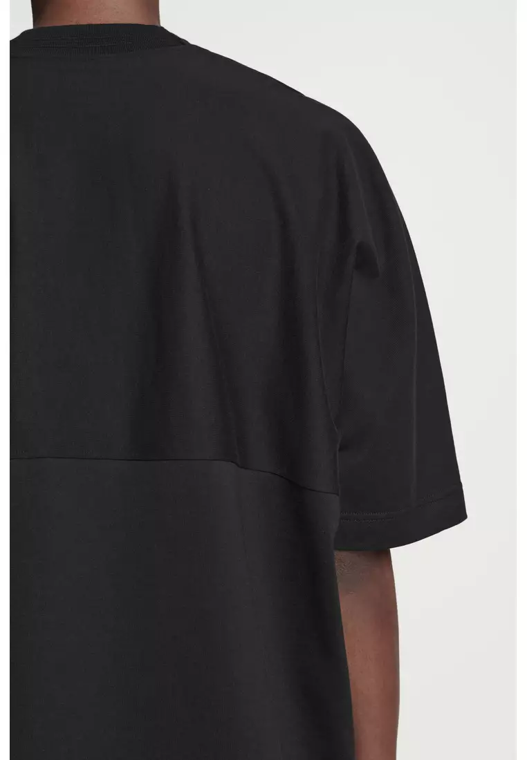 OVERSIZED HEAVYWEIGHT MOCK-NECK T-SHIRT