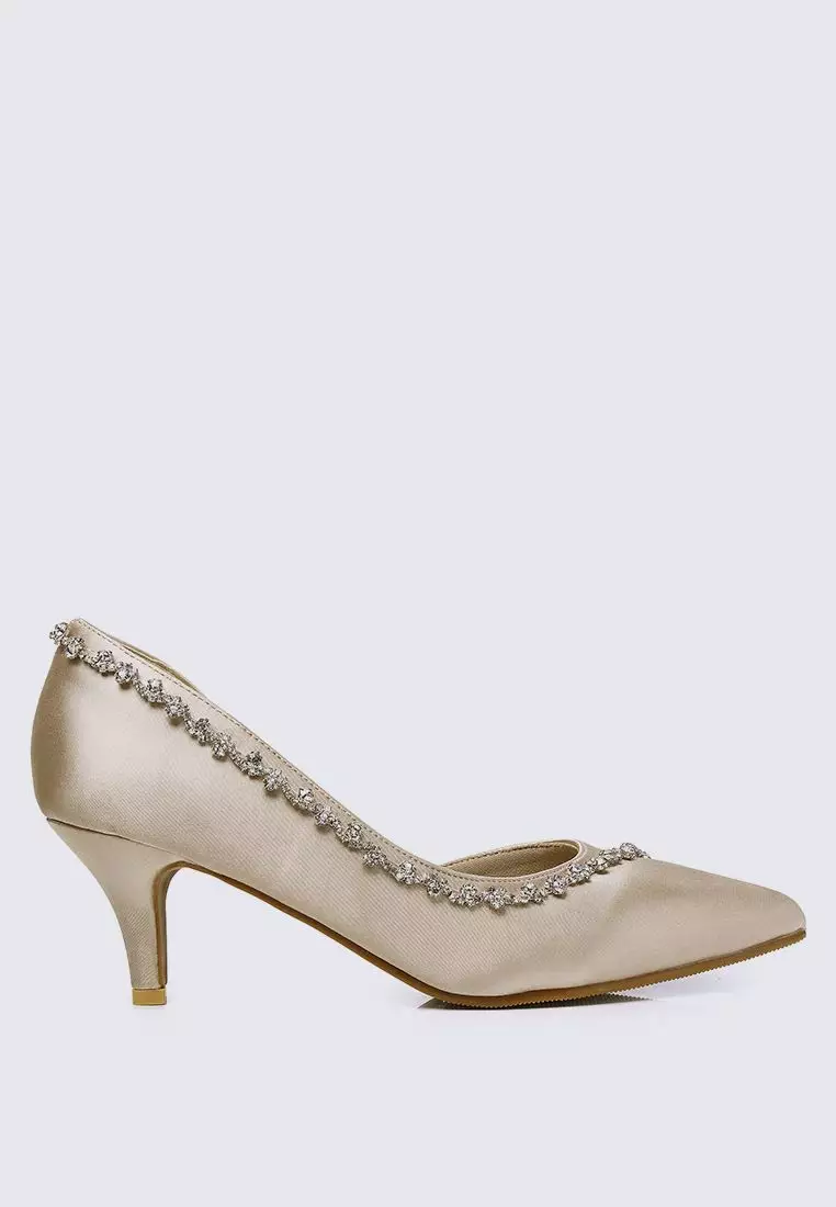 Discount on My Ballerine  shoes - SKU: Dahlia Comfy Pumps In Nude