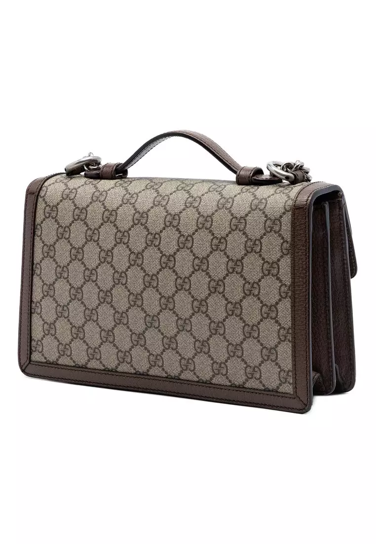 Pre-Loved Gucci Gg Supreme Dionysus Top Handle Bag