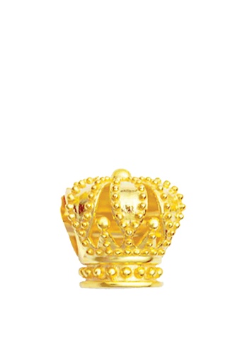 TOMEI gold TOMEI Royal Crown Chomel Charm - The Golden Chomel Collection, Yellow Gold 916 (TM-YG0637P-1C) (2.4G) 268C8ACCCAC758GS_1