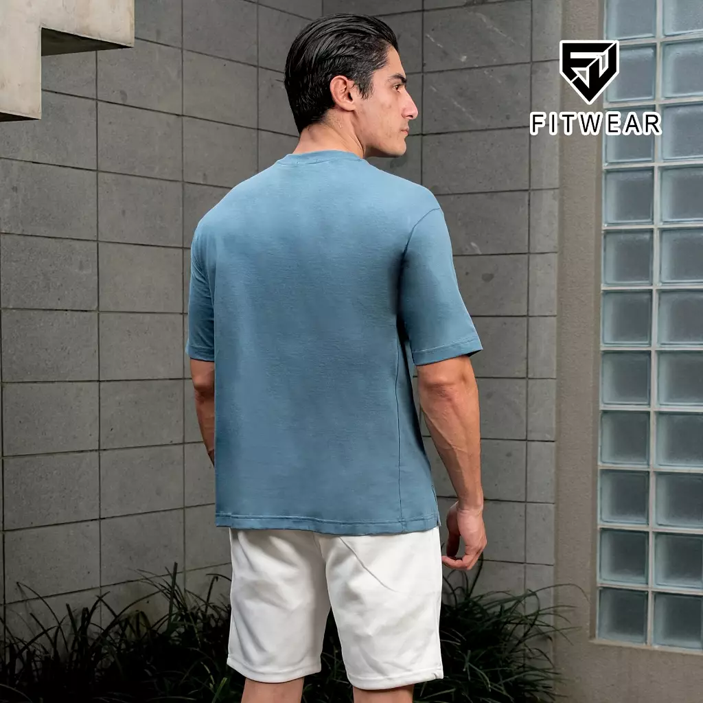 Fitwear - Koas OVERSIZE Pria ORLANDO PREMIUM OS - LIGHT TEAL