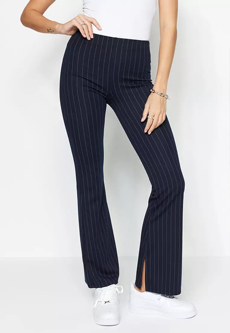 Slit Flared Pants