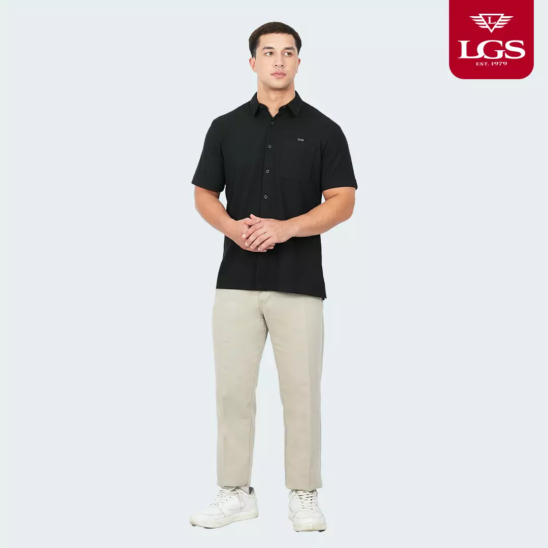 LGS - Max Collection - Kemeja Casual Pria - Slim Fit - Lengan Pendek - JSH.391.S2076F.1032.C